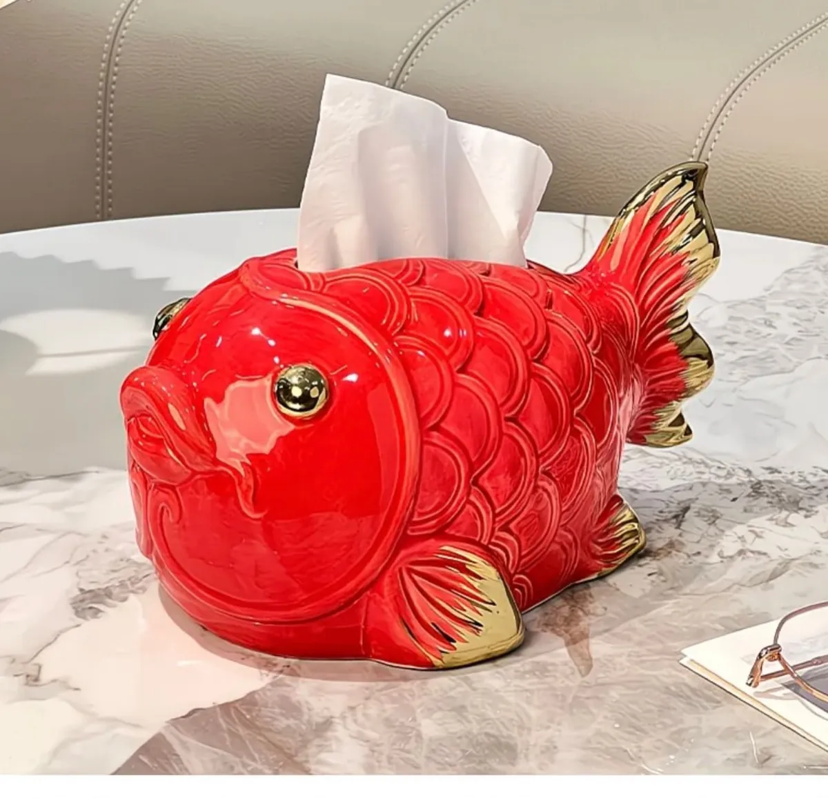 Swan-shaped Tissue Box