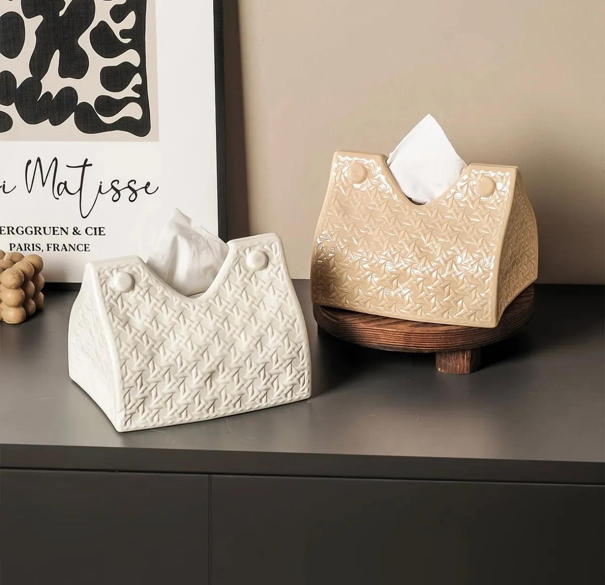 Swan-shaped Tissue Box