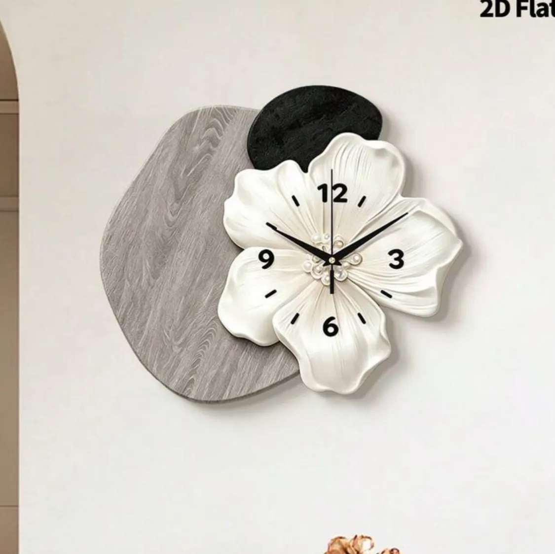 Modern Teardrop Wall Clock
