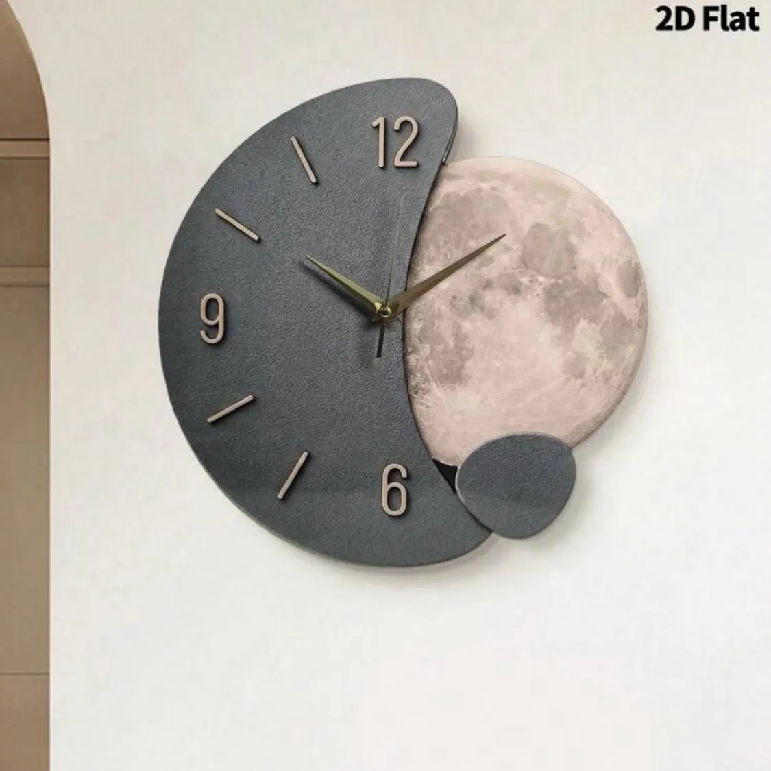 Modern Teardrop Wall Clock
