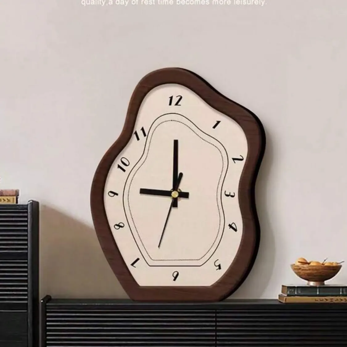 Modern Teardrop Wall Clock