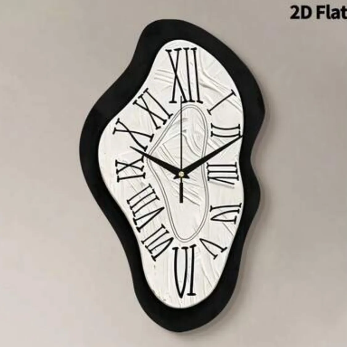 Modern Teardrop Wall Clock