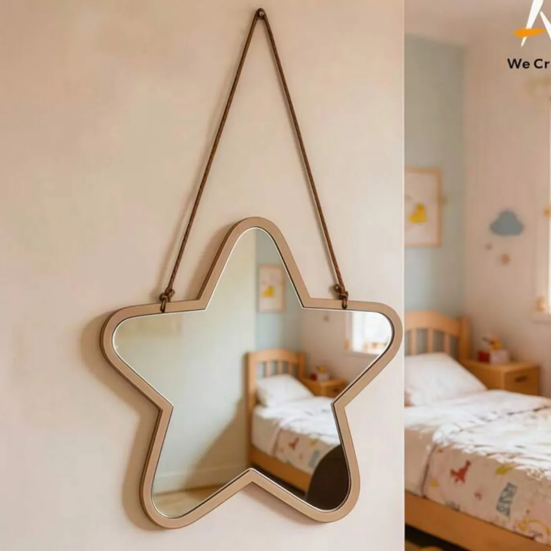 Elegant Decorative Mirror and Lamp Set