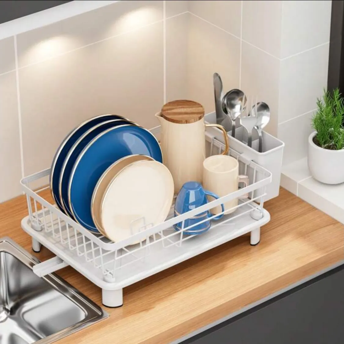Kitchen Dish Drying Rack