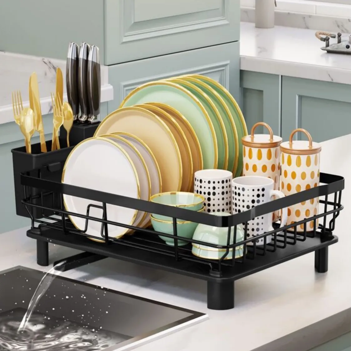 Kitchen Dish Drying Rack