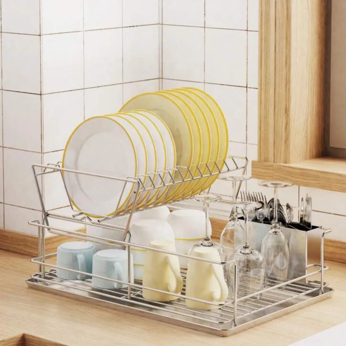 Kitchen Dish Drying Rack