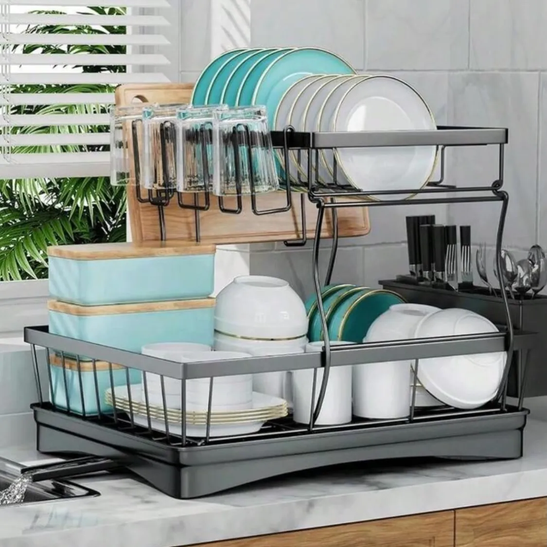 Kitchen Dish Drying Rack