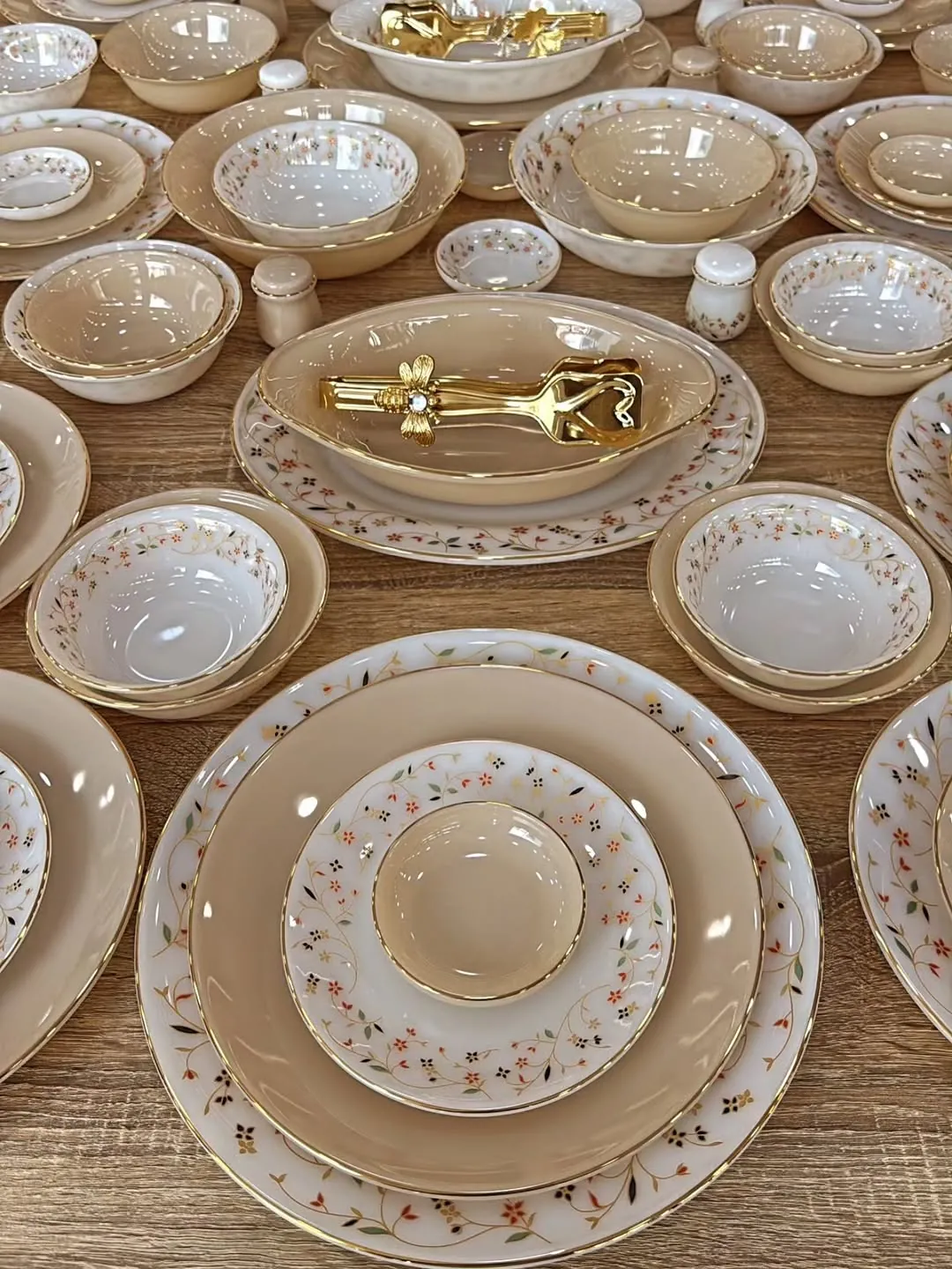 Nova 72-Piece Floral Dinnerware Set for 12 Persons