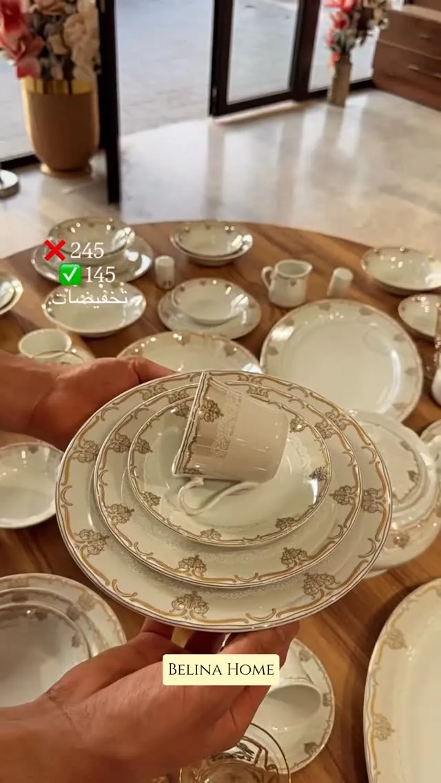 80-Piece Dinnerware Set for 12 Persons