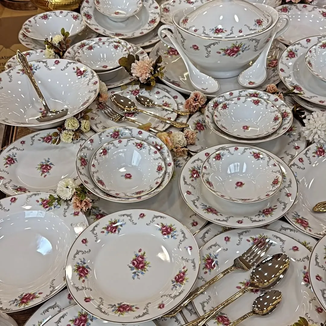 Valentina Porcelain Dinner Set 82 Pieces