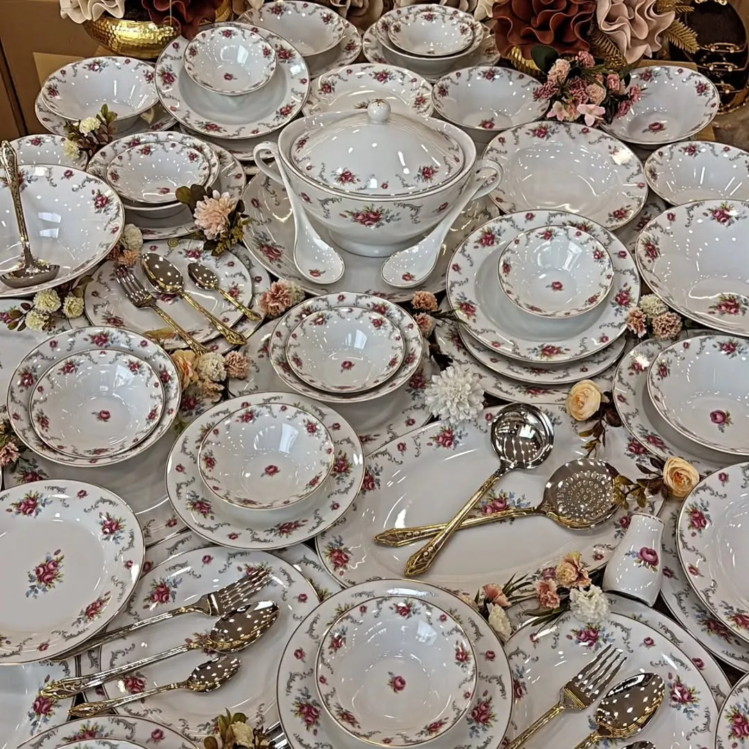 Valentina Porcelain Dinner Set 82 Pieces
