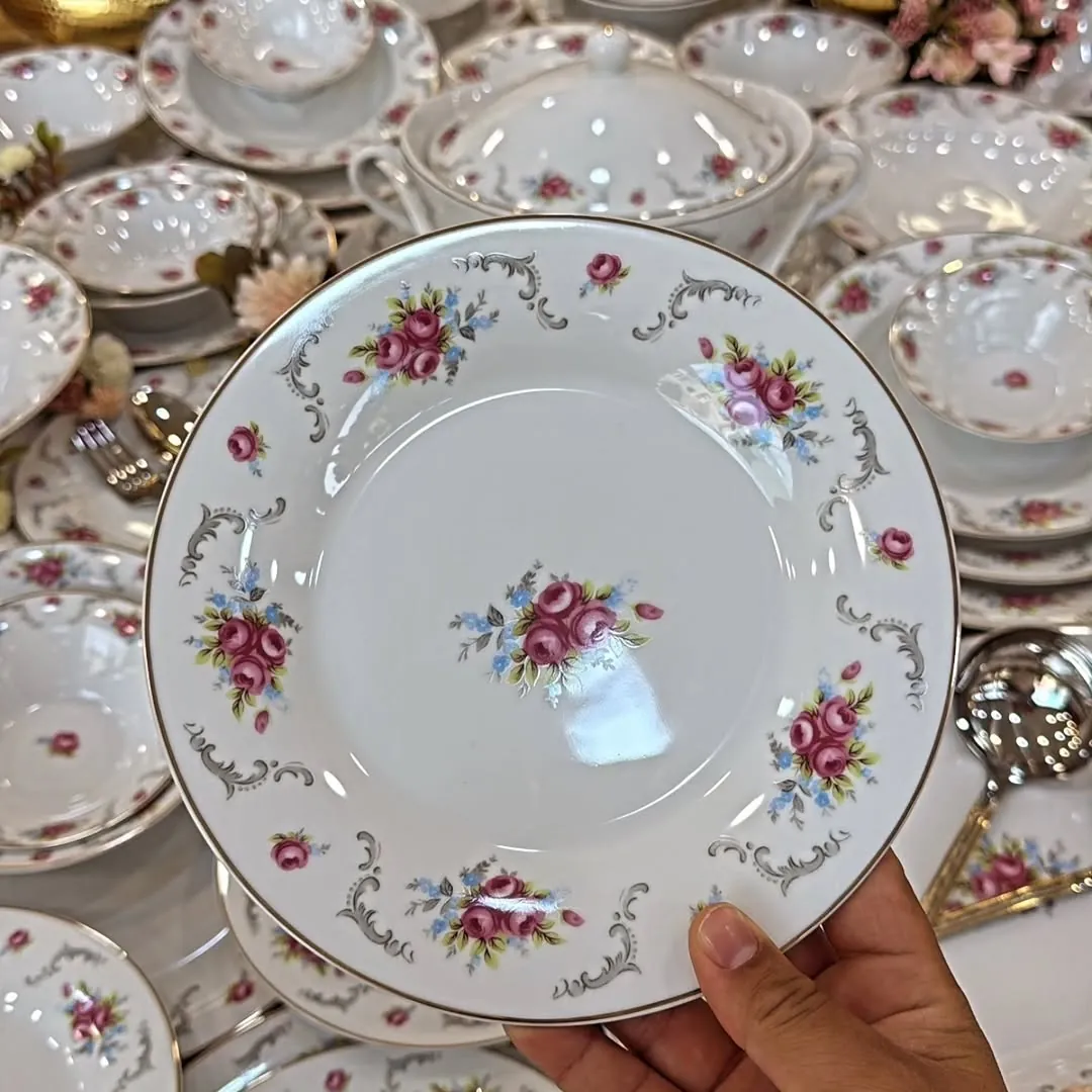 Valentina Porcelain Dinner Set 82 Pieces