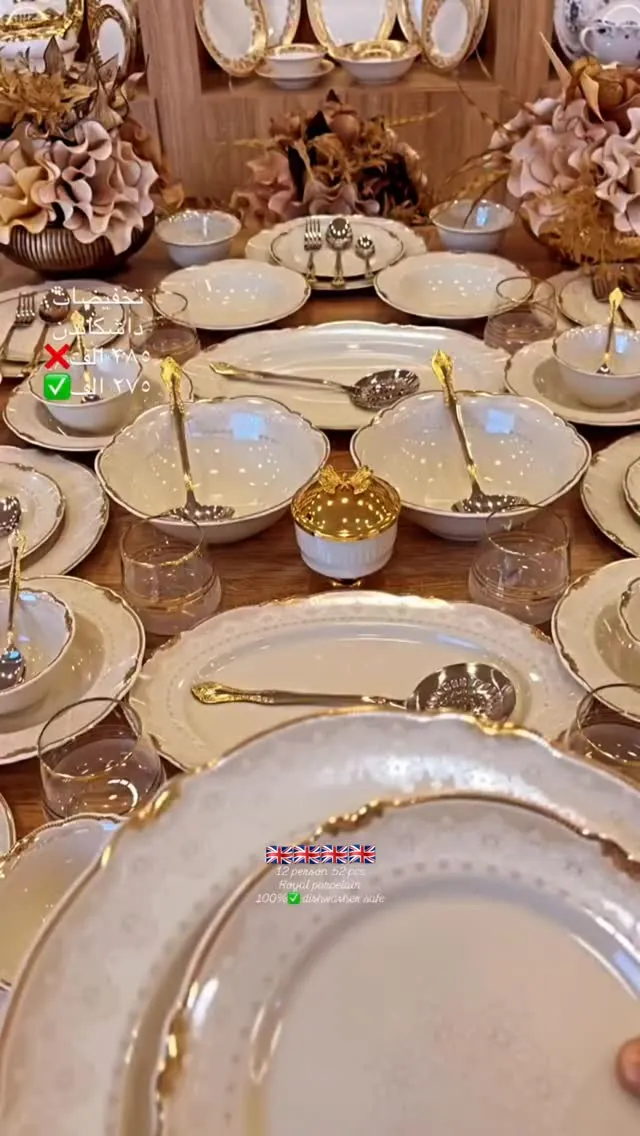 Royal Porcelain Dinner Set