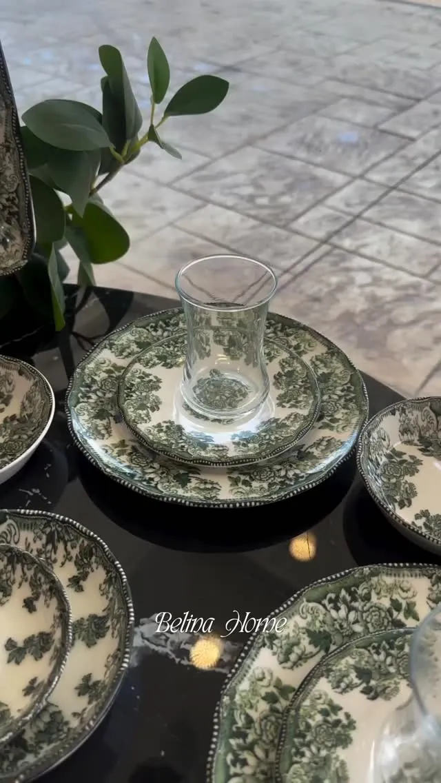 Patterned Dinnerware Set