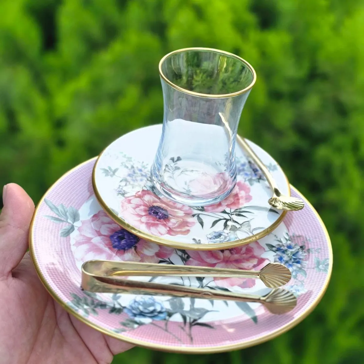Elegant 18-Piece Tea & Dessert Set