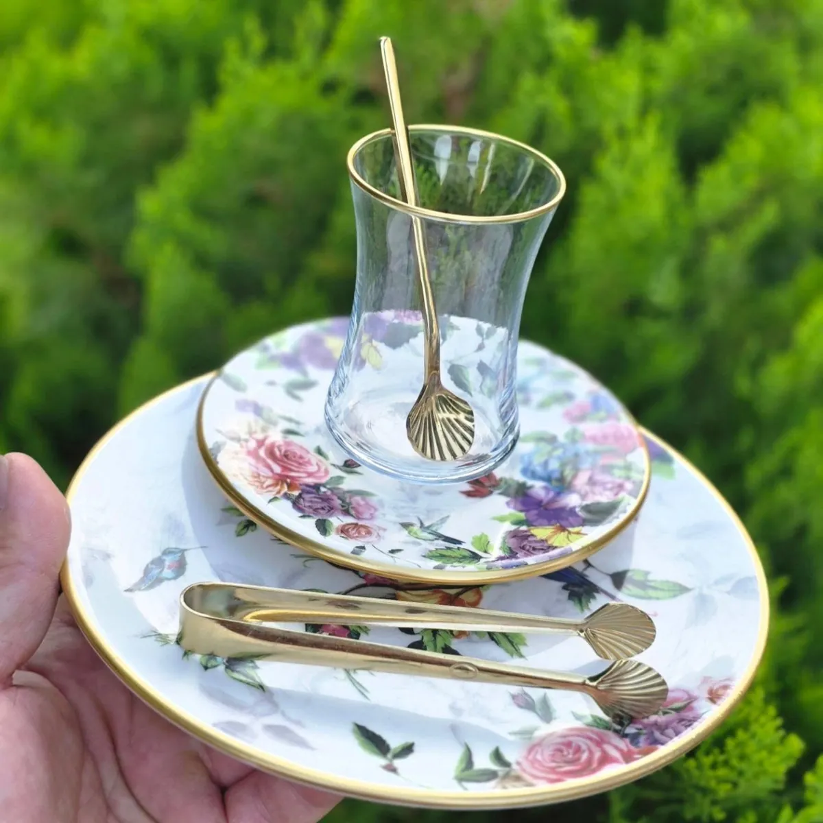 Elegant 18-Piece Tea & Dessert Set