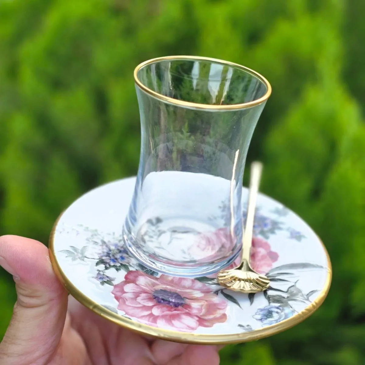 Elegant 18-Piece Tea & Dessert Set