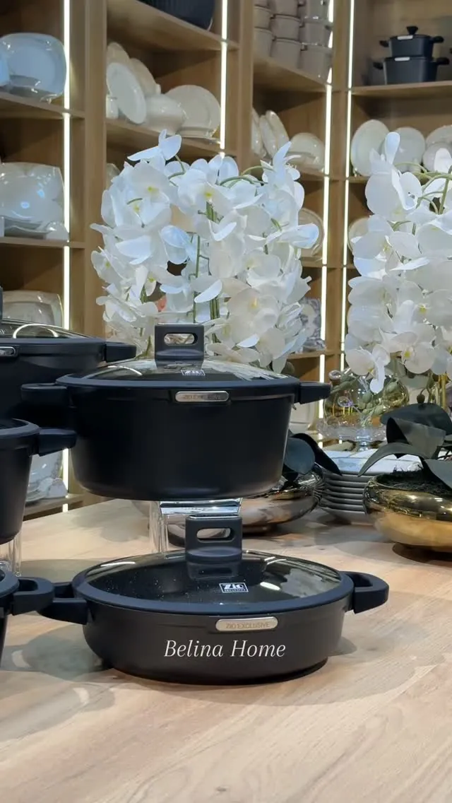 Royalty Granite Pot and Pan Set (5 Pieces)