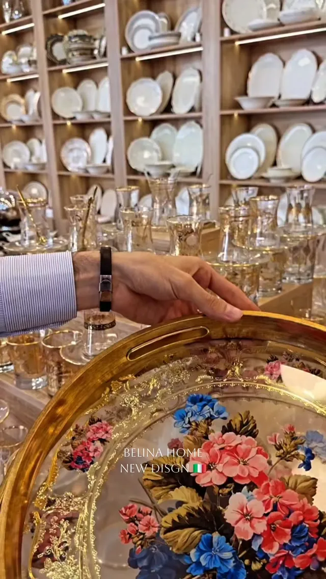 Floral Decorative Tray
