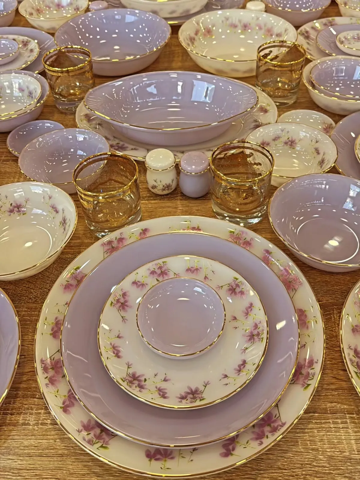 Floral Ceramic Dinnerware Set