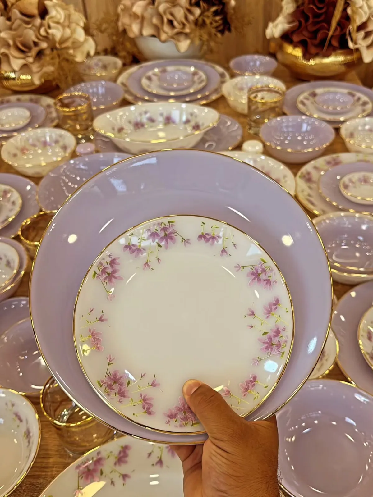 Floral Ceramic Dinnerware Set