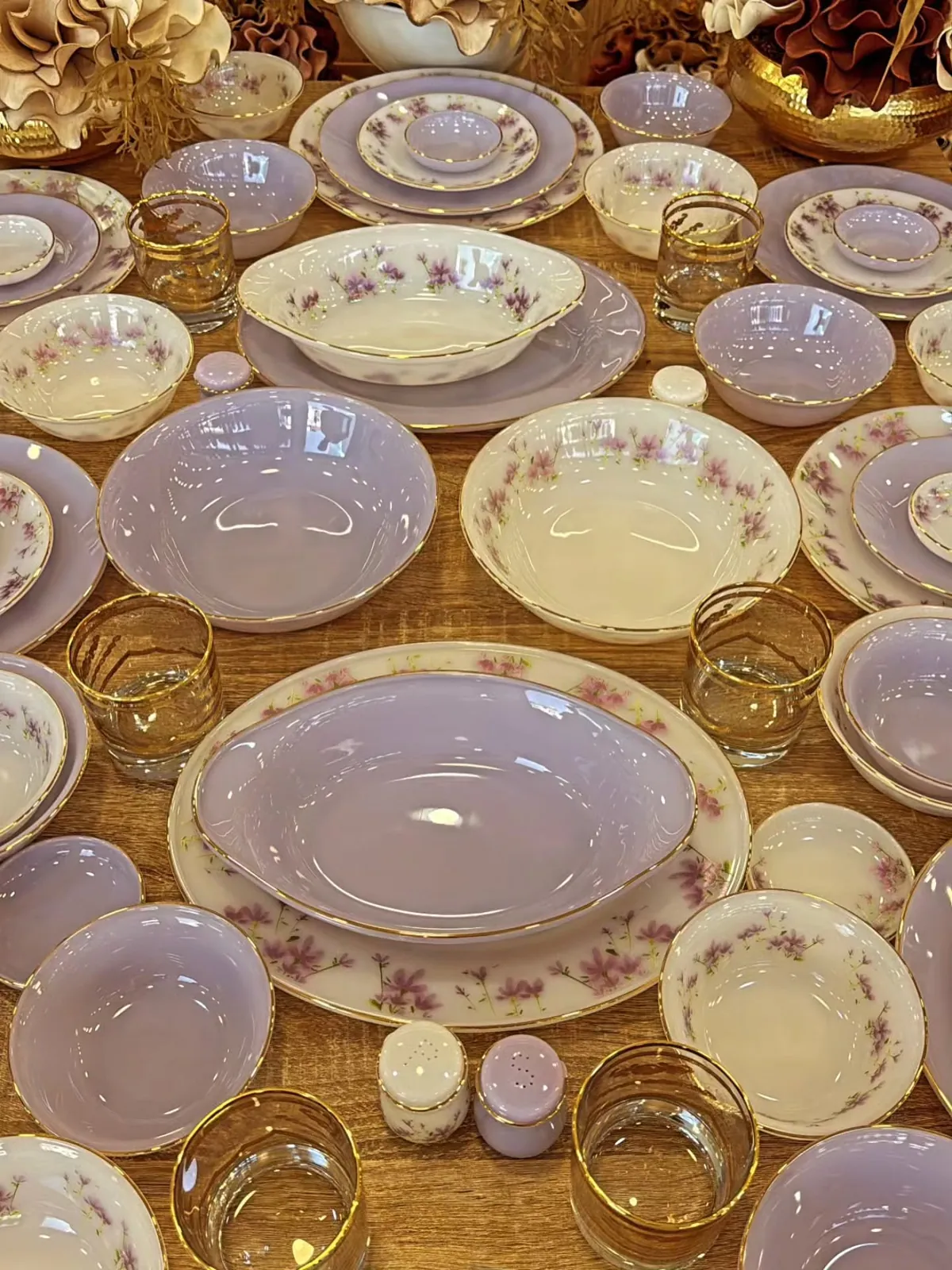 Floral Ceramic Dinnerware Set