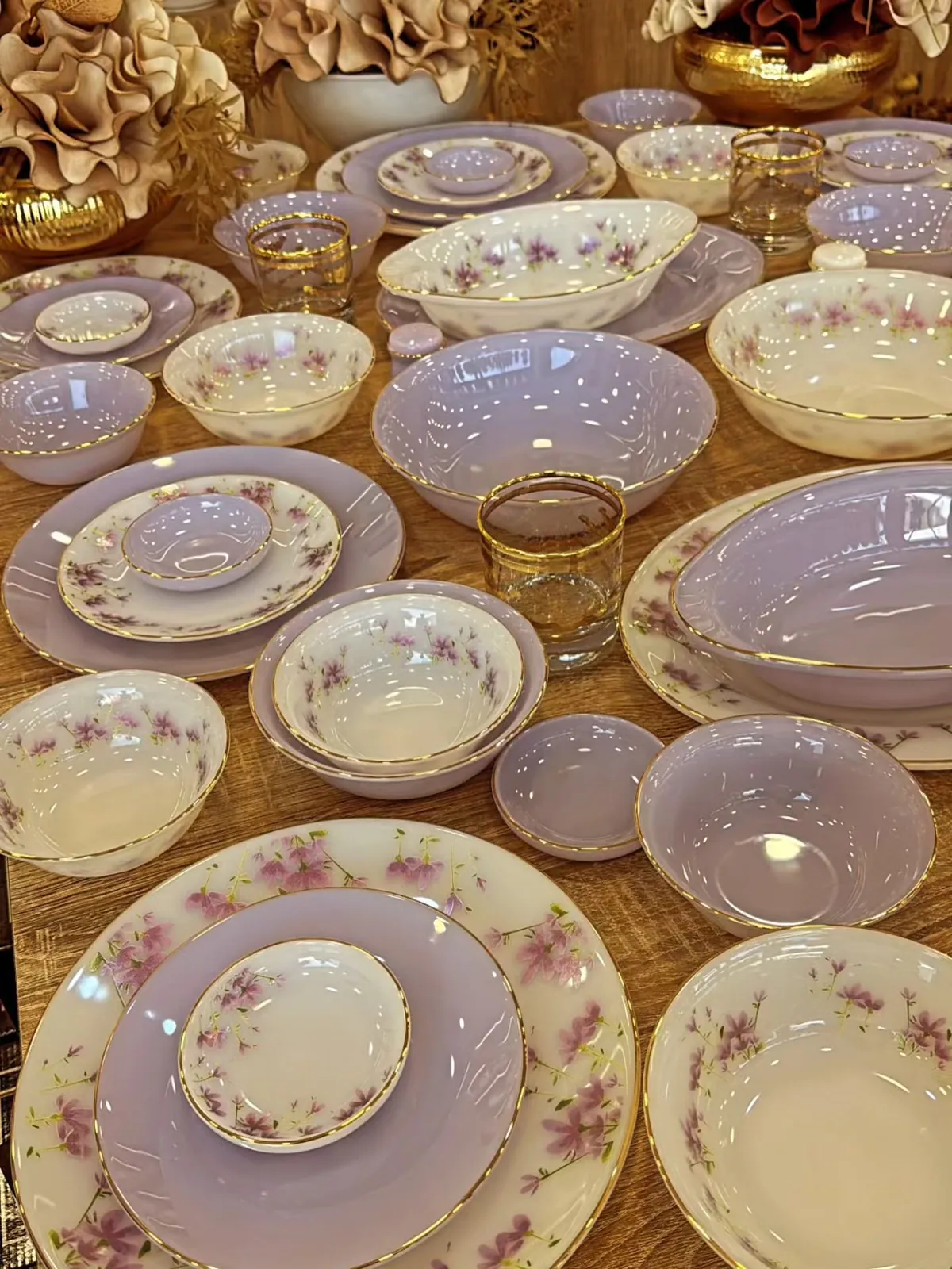 Floral Ceramic Dinnerware Set