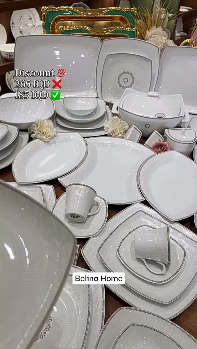 White Ceramic Dinnerware Set