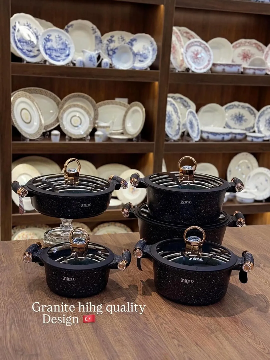 Zano Granite Cookware Set