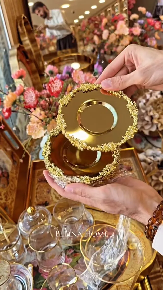 Decorative Gold Jewelry Box