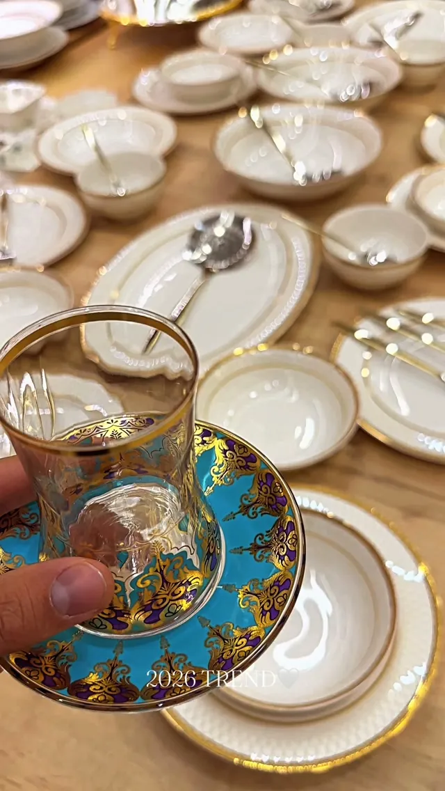 Elegant Decorative Tea Set