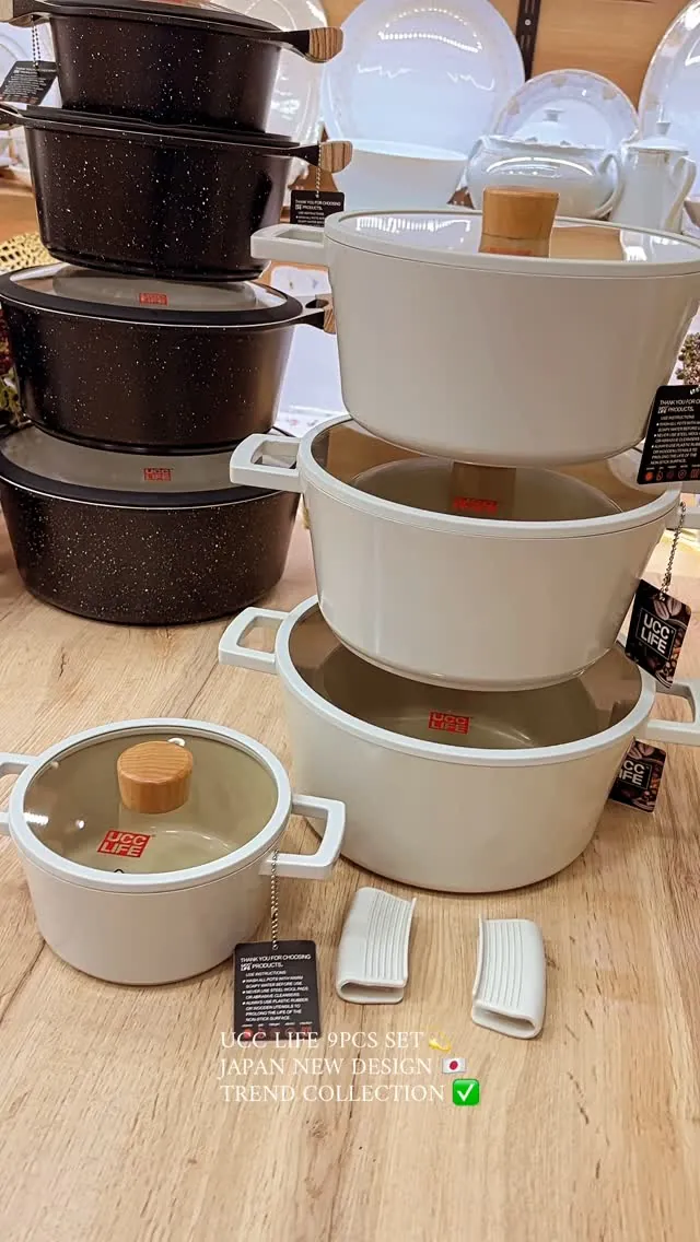 UCC Life 9pcs Cookware Set