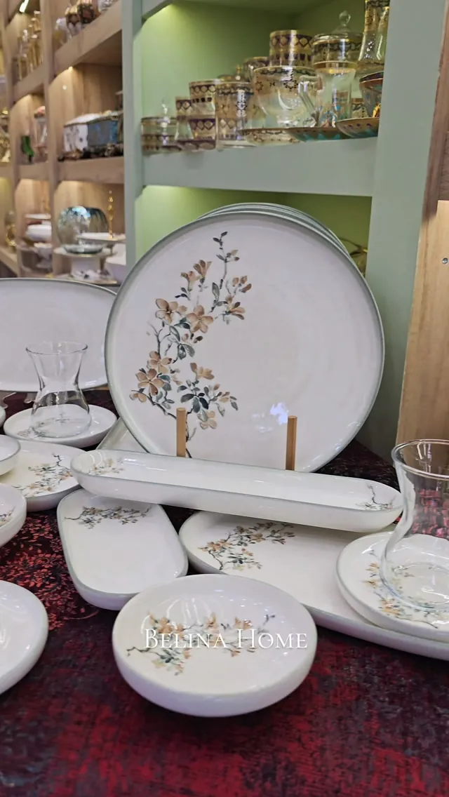 Floral Ceramic Dinnerware Set