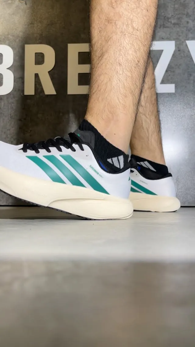 Adidas Adizero Running Shoes - White and Green