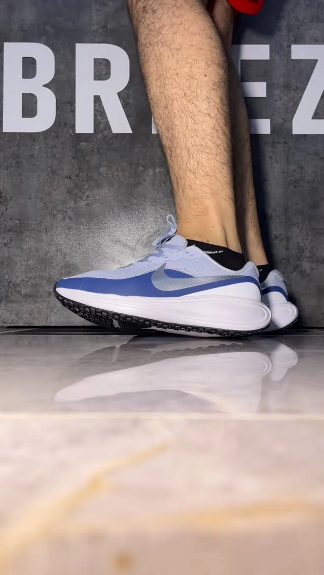 Nike Blue and White Running Shoes
