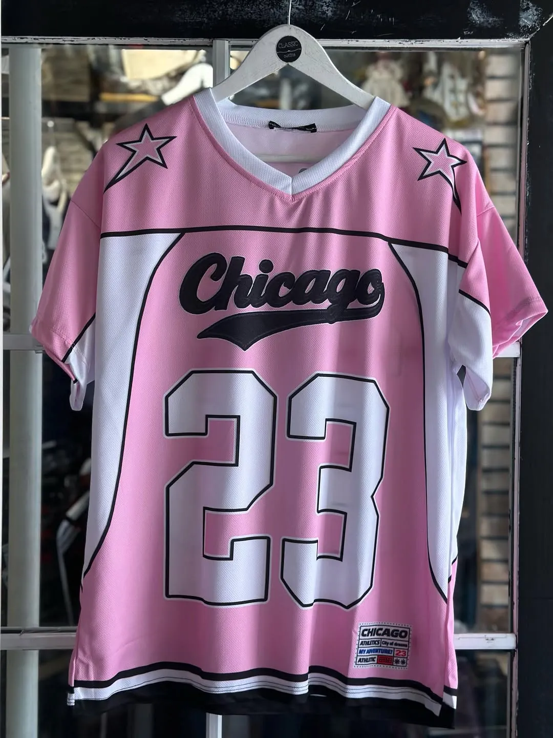 Chicago 23 Pink Sports Jersey