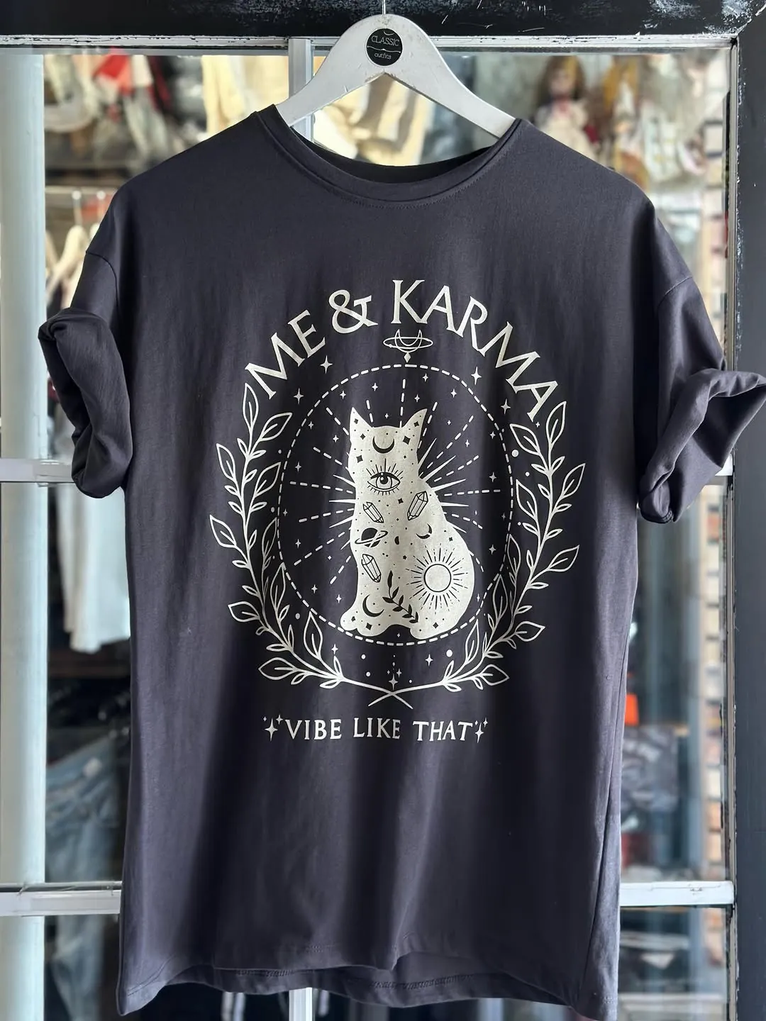 Me & Karma Cat Graphic T-Shirt