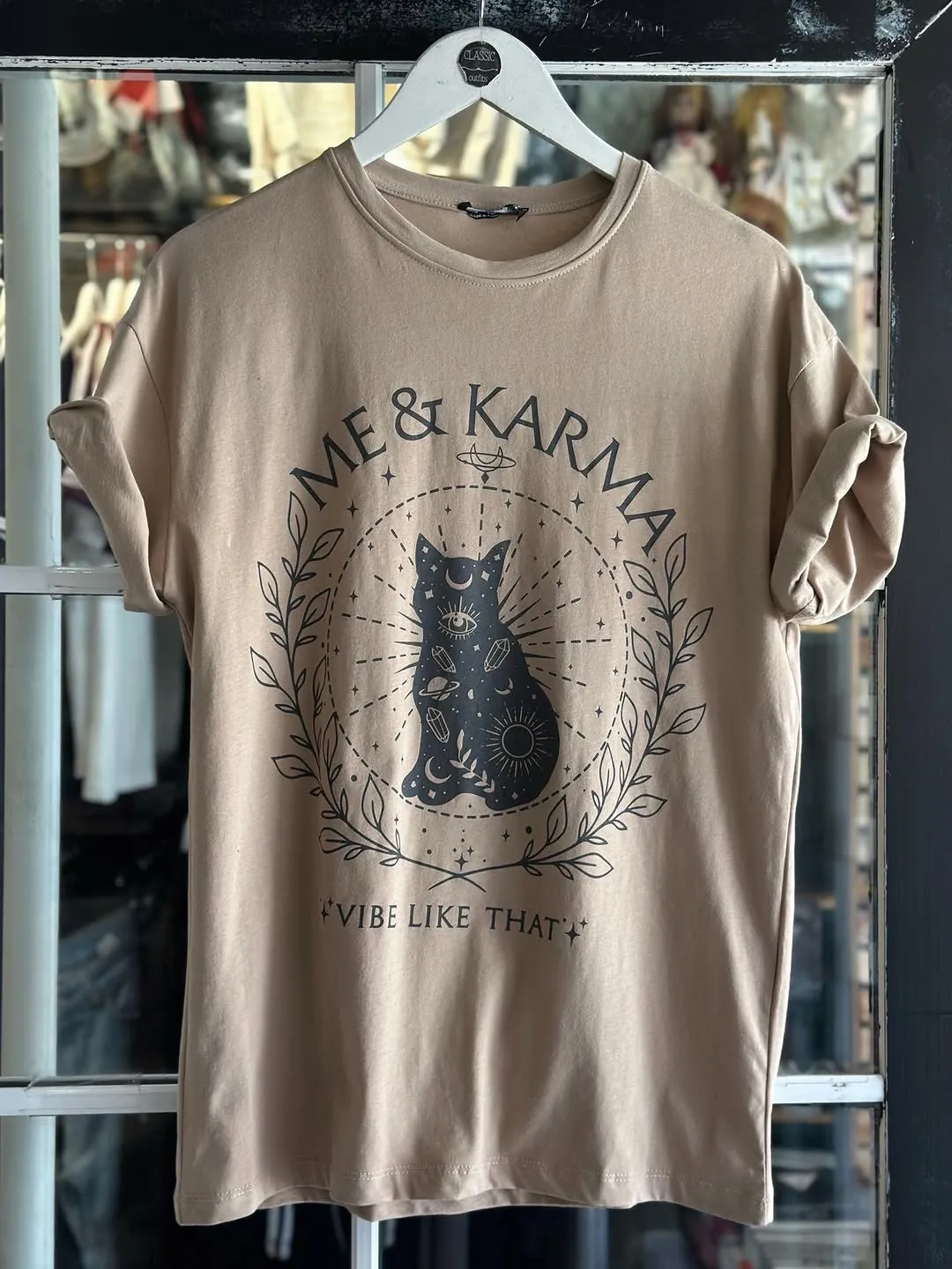 Me & Karma Cat Graphic T-Shirt