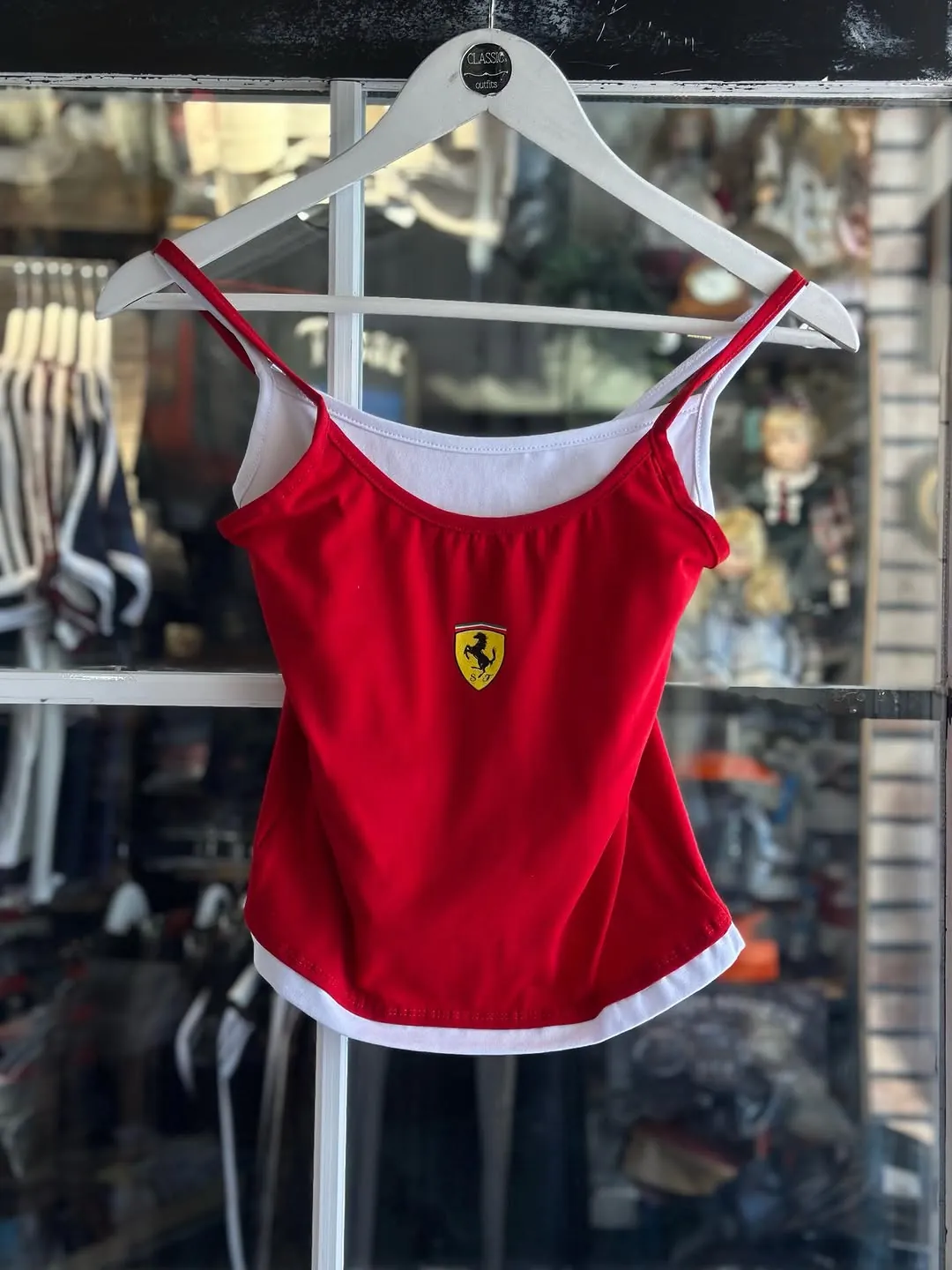 Red Ferrari Tank Top