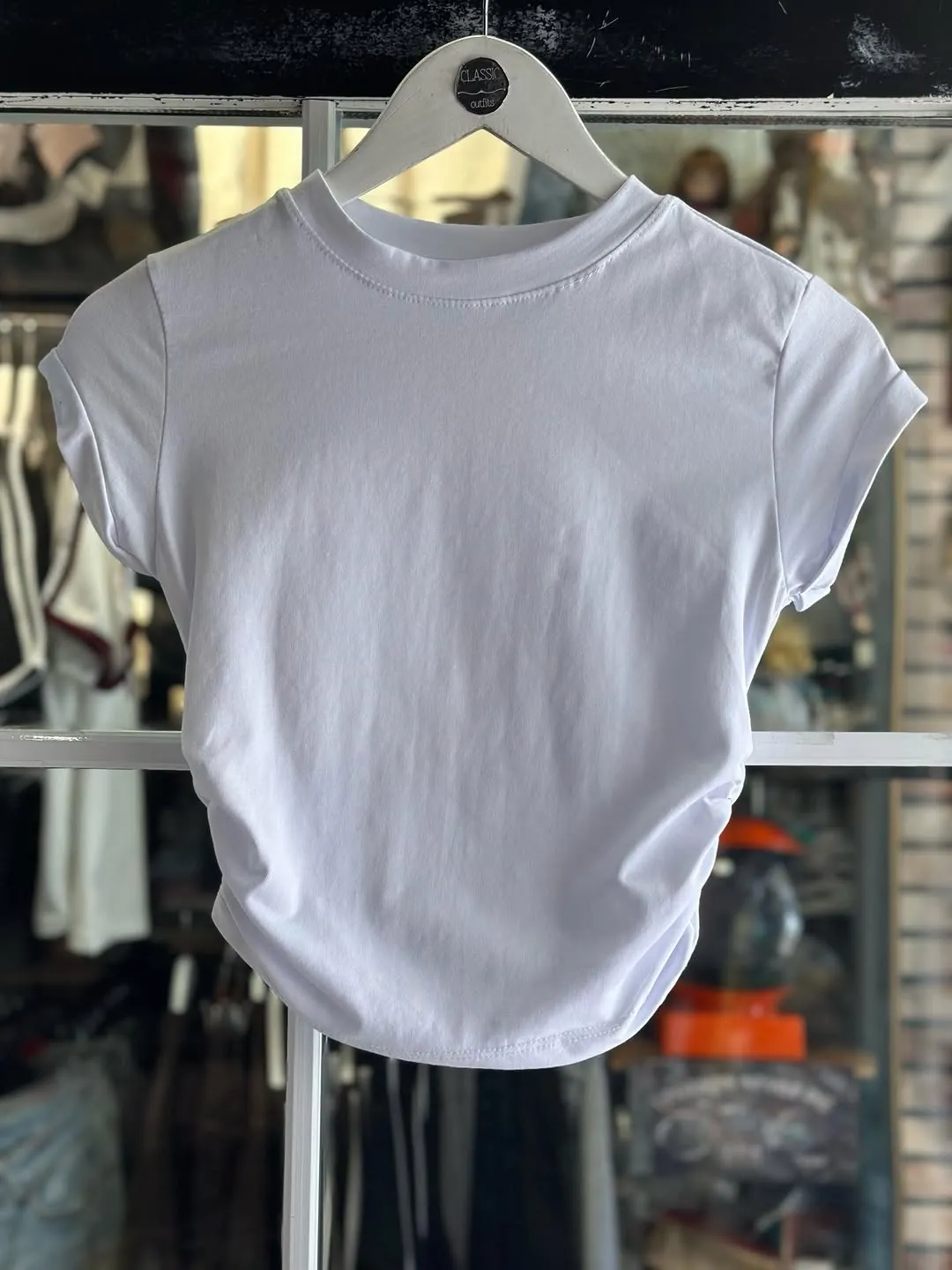 White Short-Sleeved T-Shirt