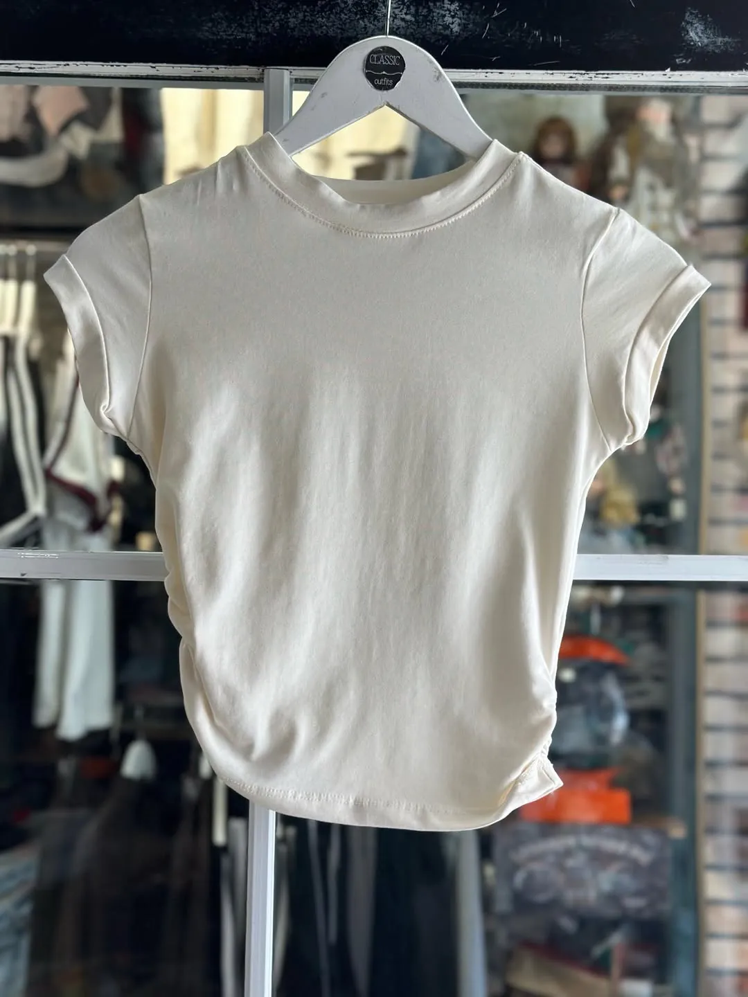 White Short-Sleeved T-Shirt