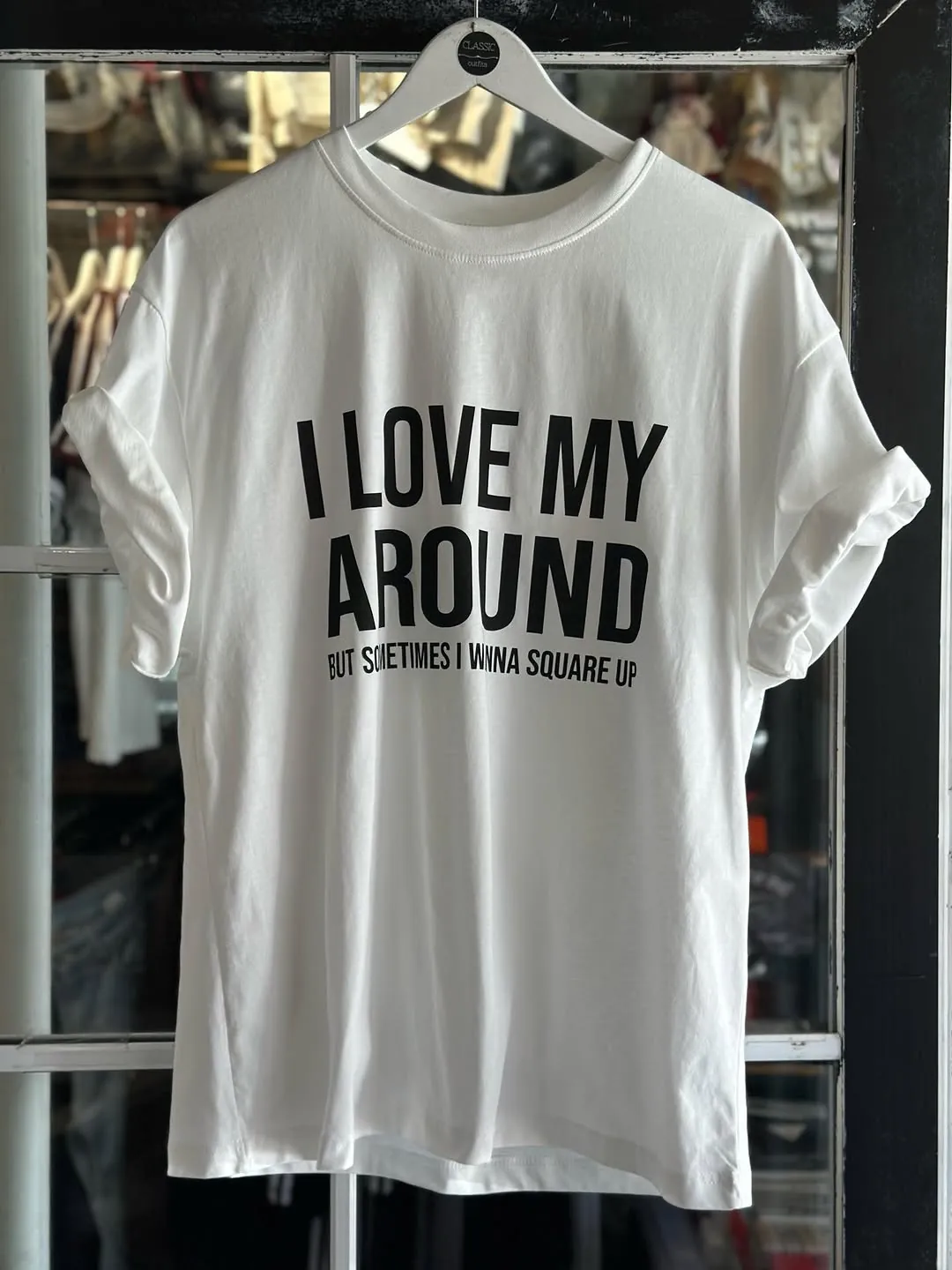 White Graphic Print T-Shirt