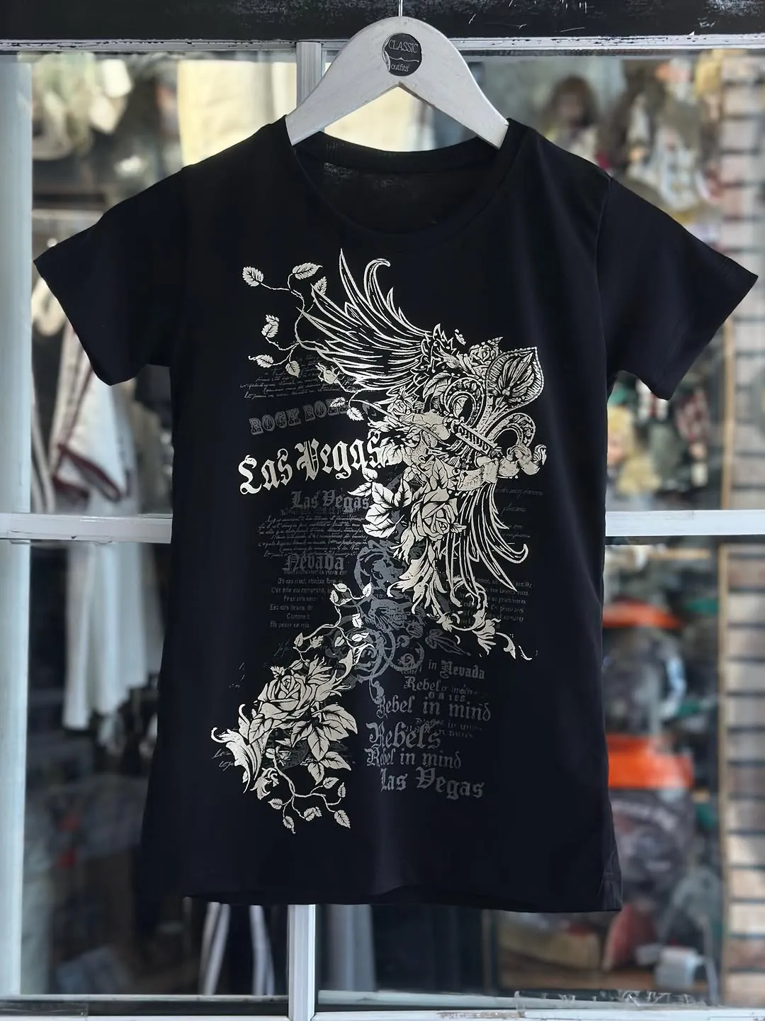 Black Las Vegas Graphic T-Shirt