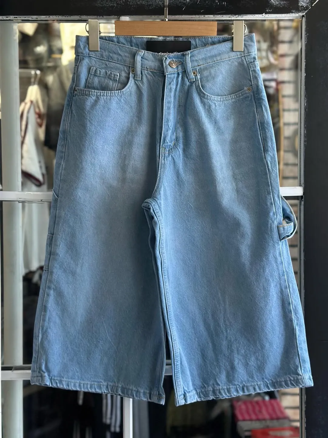 New Light Blue Denim Shorts
