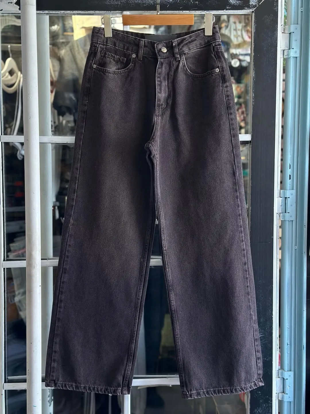 New Wide Leg Blue Jeans