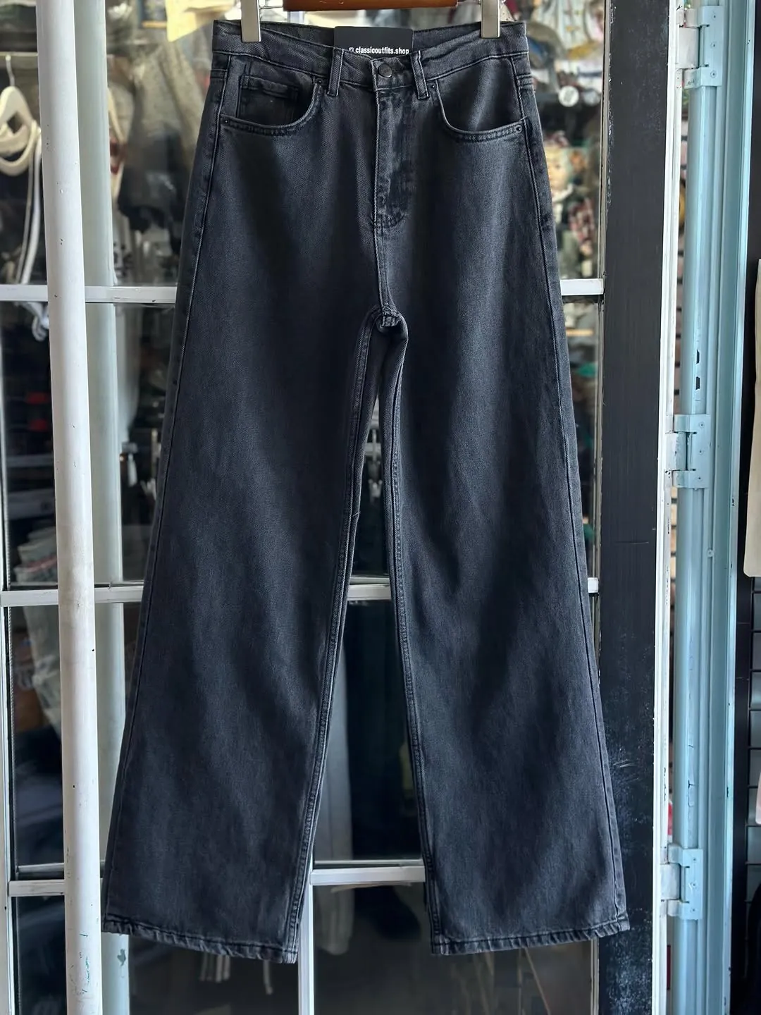 New Wide Leg Blue Jeans