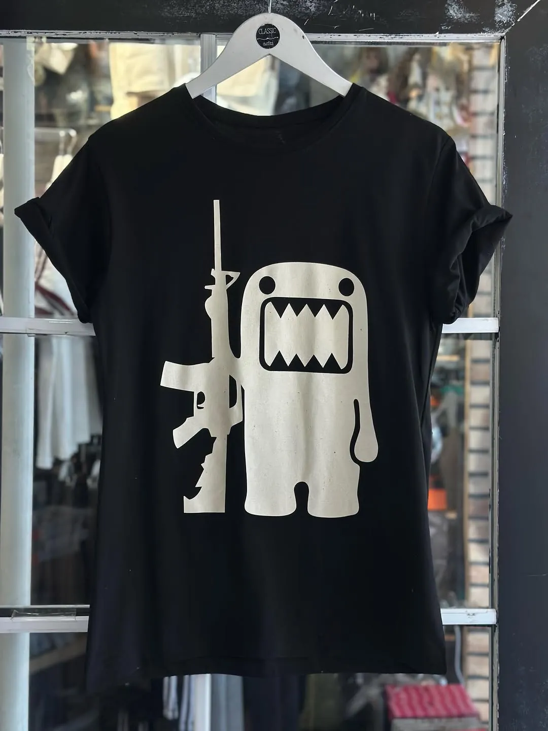Black Domo Graphic T-Shirt