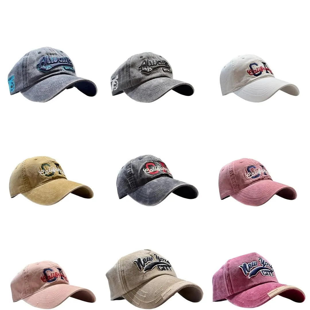 Vintage Embroidered Baseball Caps