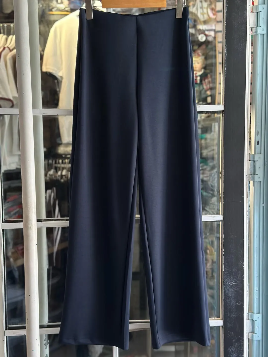 New Black Wide-Leg Trousers