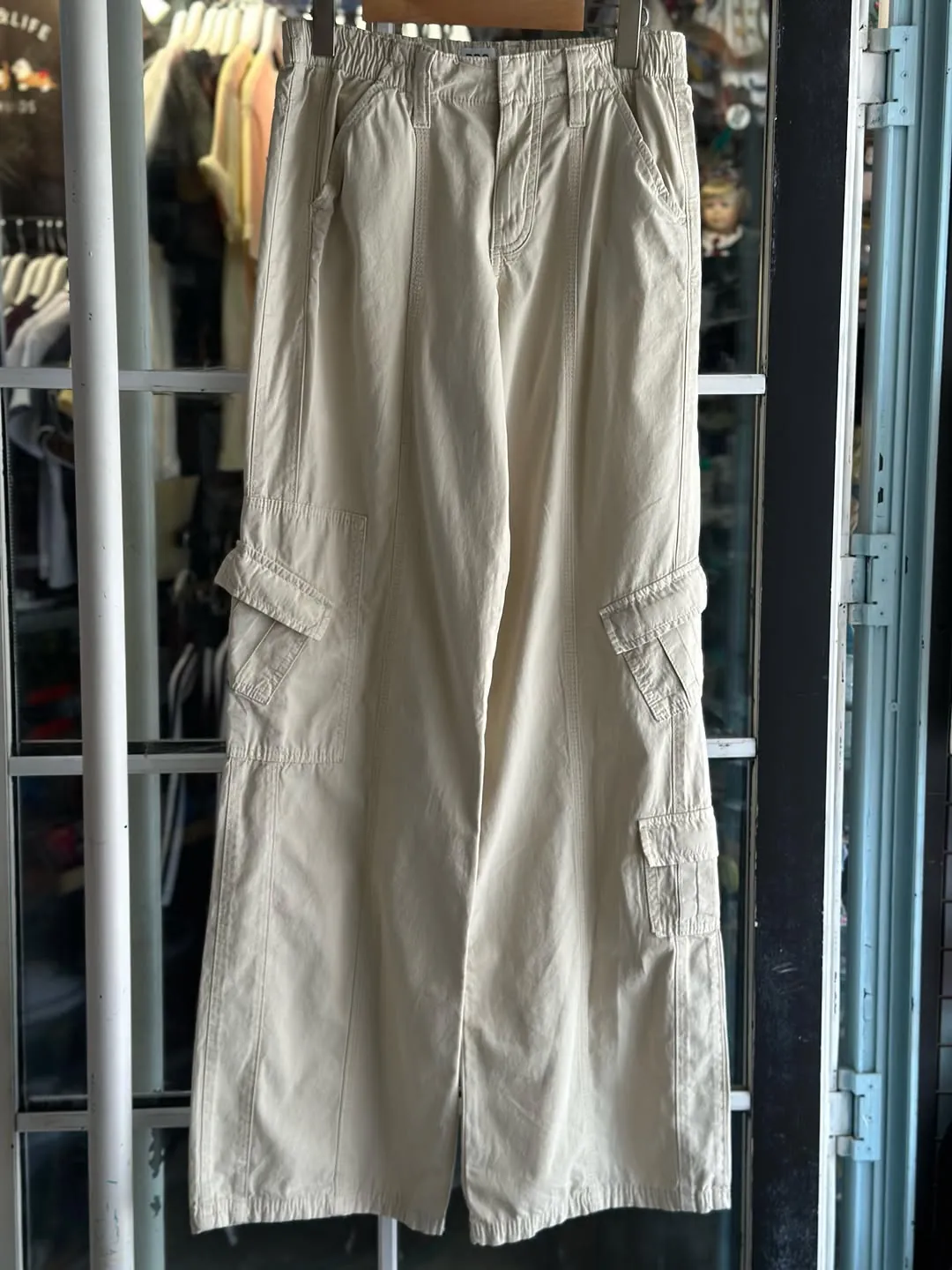 New Light Grey Cargo Pants